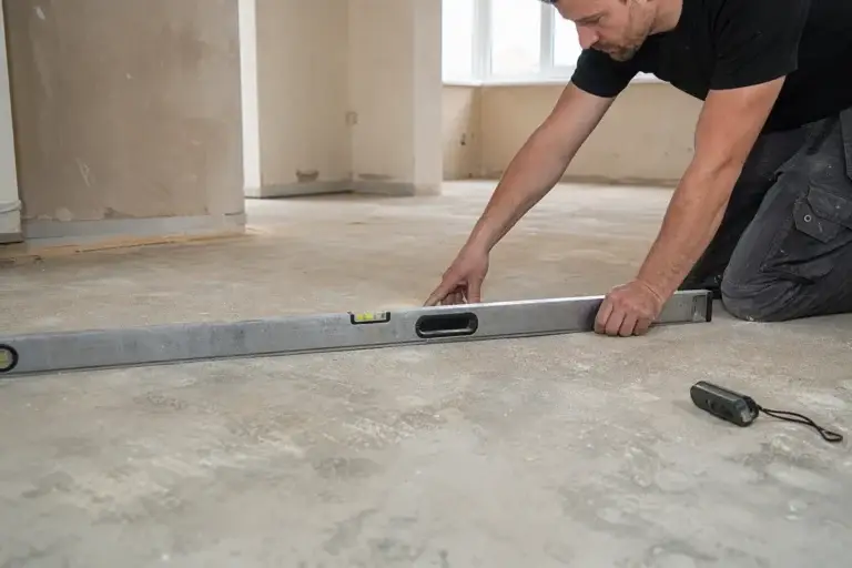 Featured image for Why subfloor flatness matters before flooring is installed