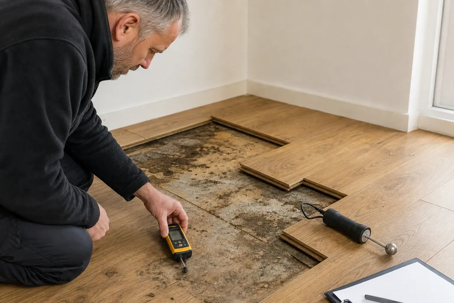 Featured image for How to spot moisture damage in flooring before it becomes a bigger problem